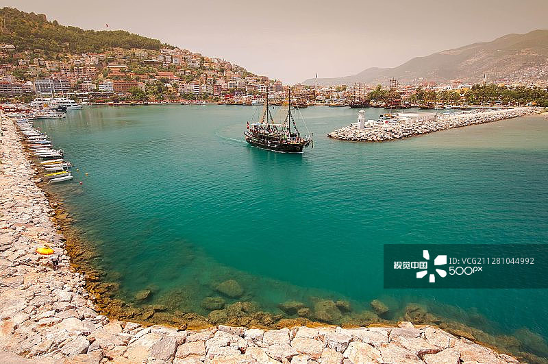 阿拉尼亚港口图片素材