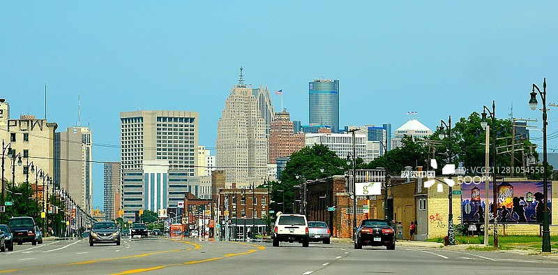 密歇根大道图片素材