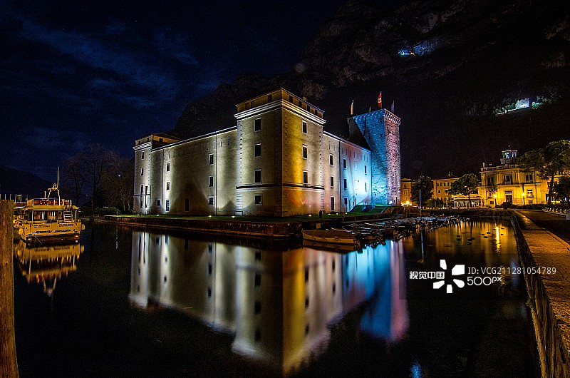灯光城堡图片素材