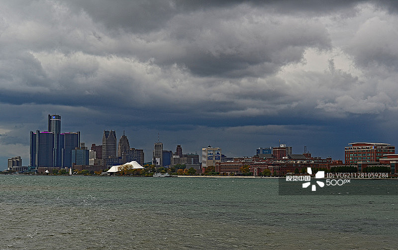 底特律海滨图片素材