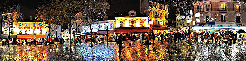 蒙马特全景图片素材