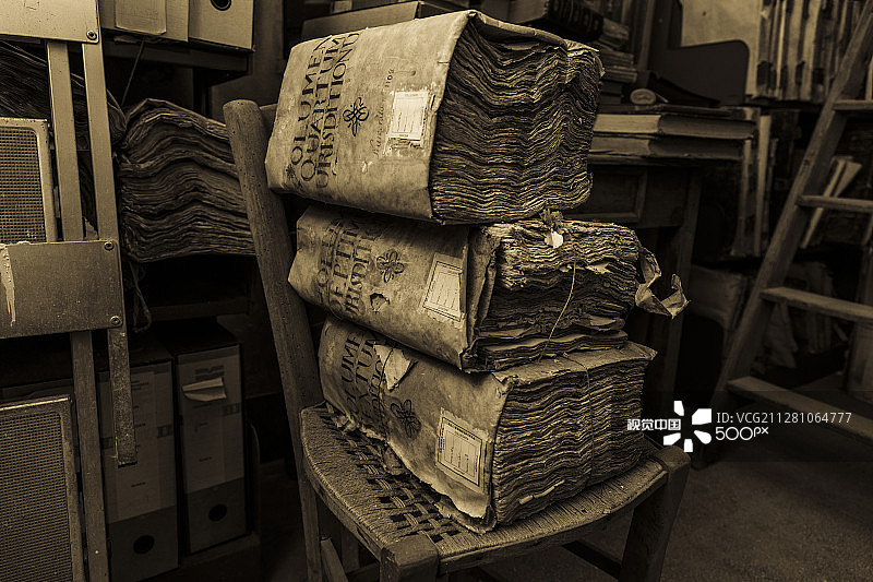 古老的手稿图片素材