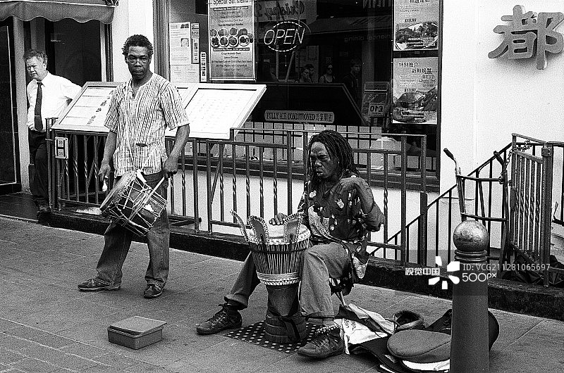 街头音乐人图片素材