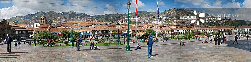 库斯科武器广场全景图片素材