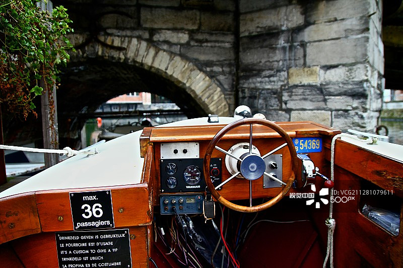 根特的小船图片素材