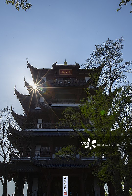 采石矶三台阁图片素材