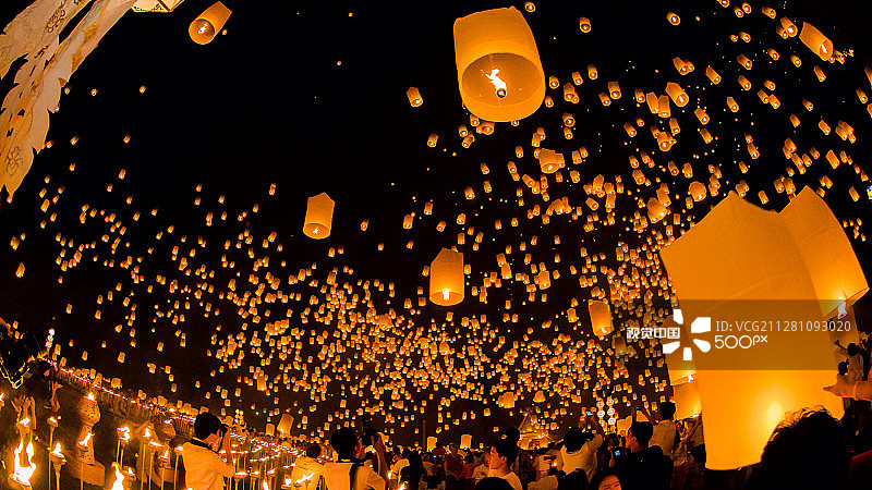 水灯节灯笼图片素材