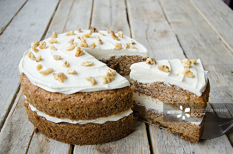 胡萝卜蛋糕图片素材