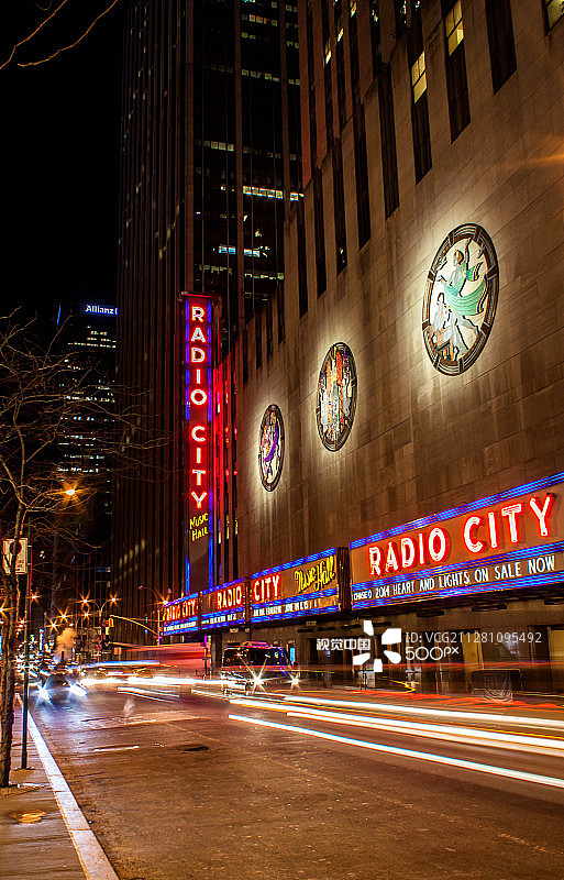 无线电城音乐厅图片素材