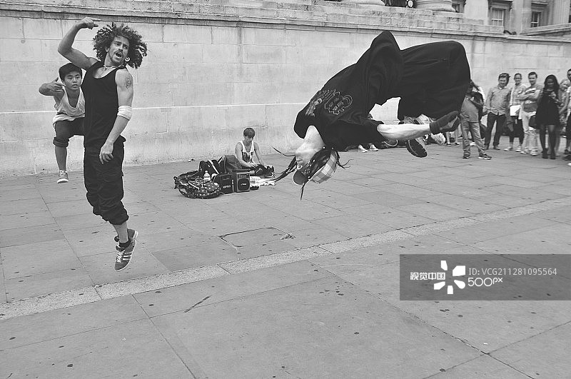 特拉法加广场一瞥图片素材