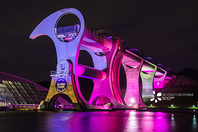 绚丽的色彩之轮图片素材