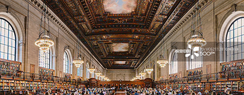 纽约公共图书馆图片素材