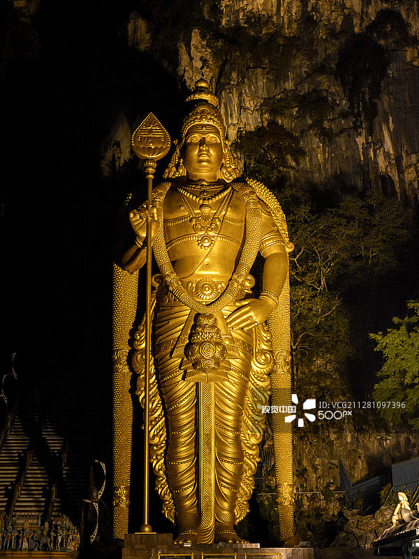 吉隆坡黑风洞穆鲁干神像图片素材
