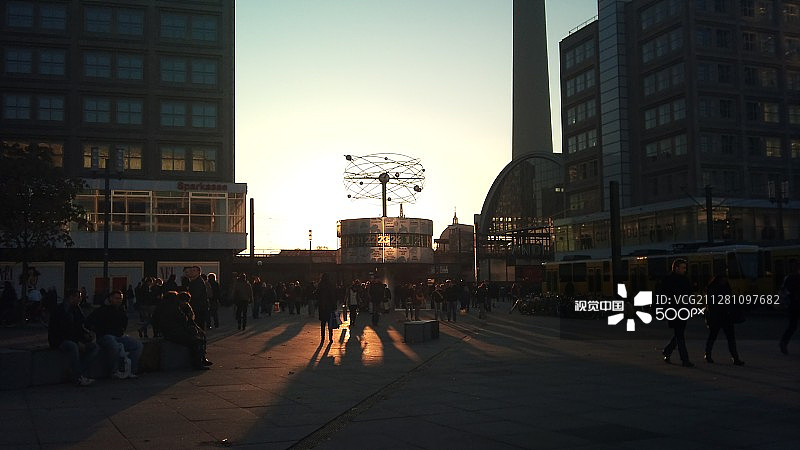 亚历山大广场，柏林，德国图片素材