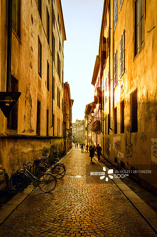 维琴察的街道图片素材