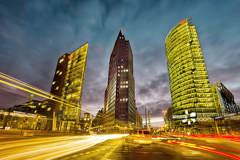 柏林高峰时段图片素材