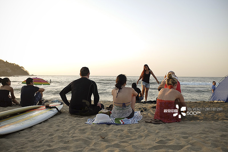 萨尤利塔海滩保姆图片素材