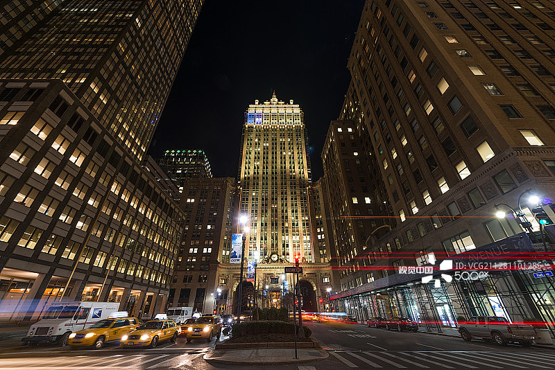 公园大道图片素材