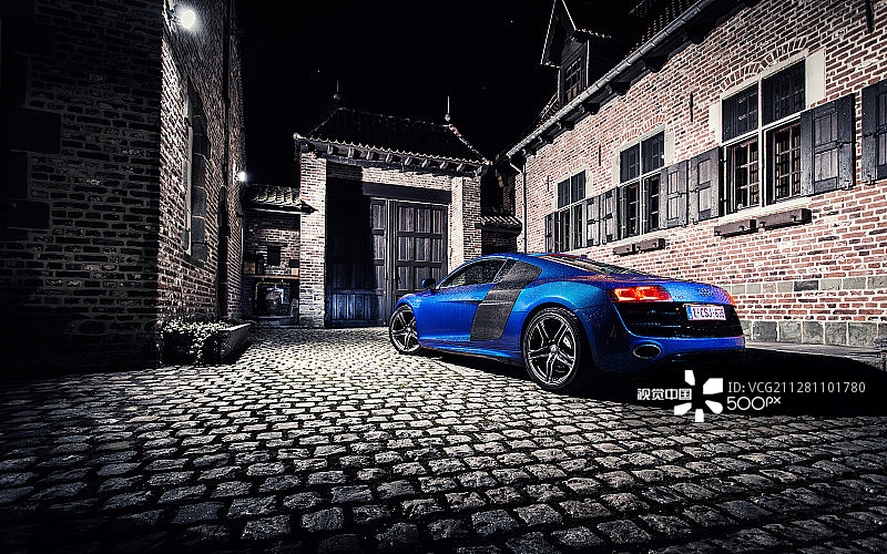 奥迪R8 V10图片素材