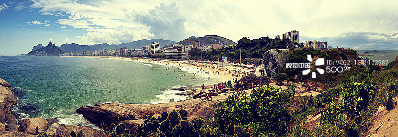 里约热内卢伊帕内玛海滩图片素材