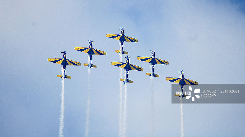 瓜亚基尔飞行表演图片素材