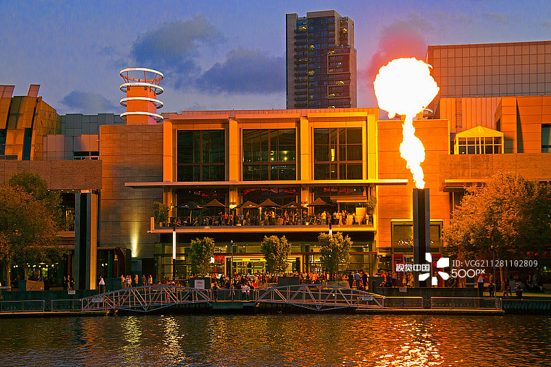 南岸夜景图片素材