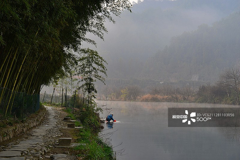 婺源风光1图片素材