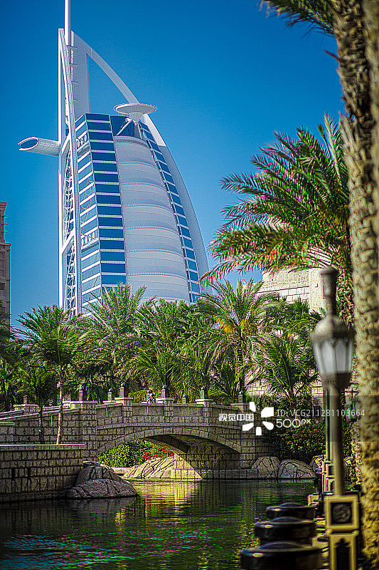 阿拉伯塔图片素材