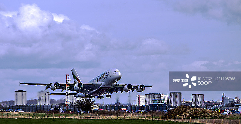 阿联酋航空空客A380图片素材