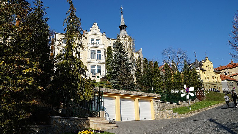 布拉索夫阳光明媚的一天图片素材