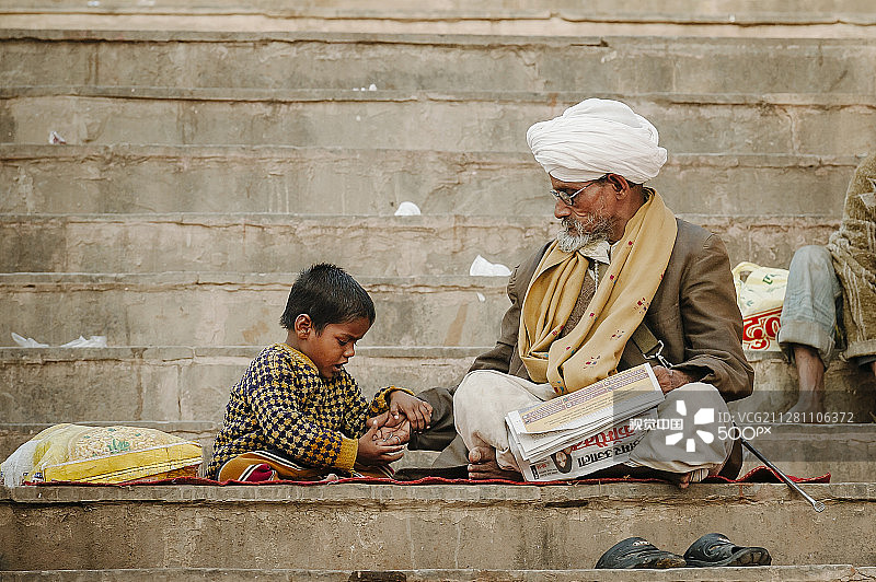 第六天@印度瓦拉纳西图片素材