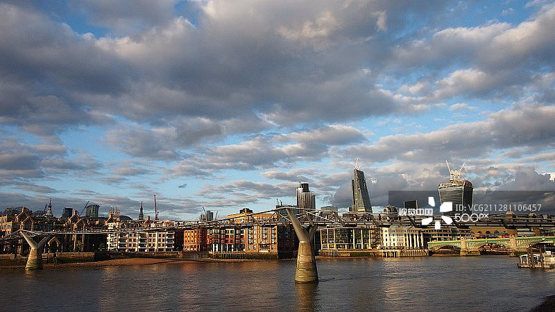 英国千禧桥图片素材