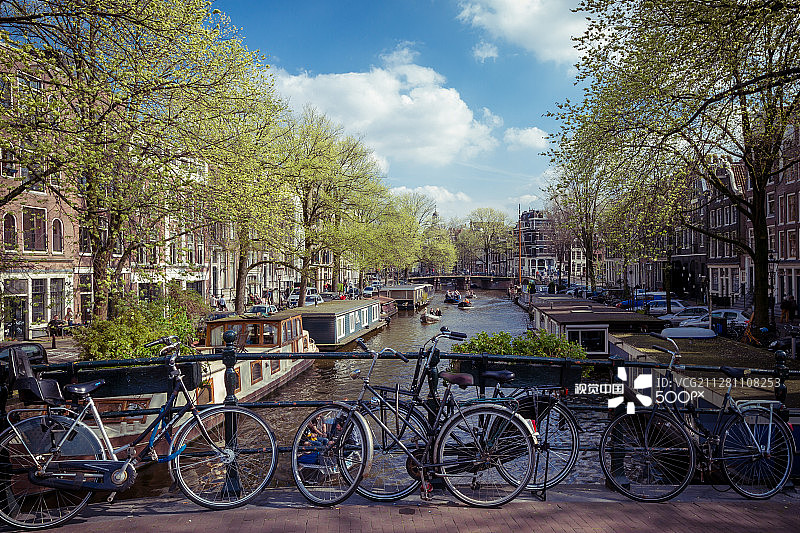 阿姆斯特丹约丹区风光图片素材