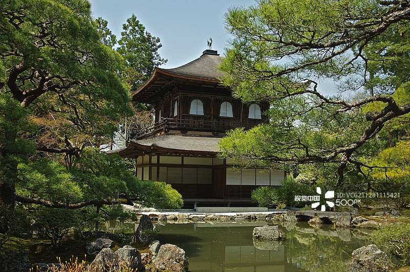 银阁寺图片素材