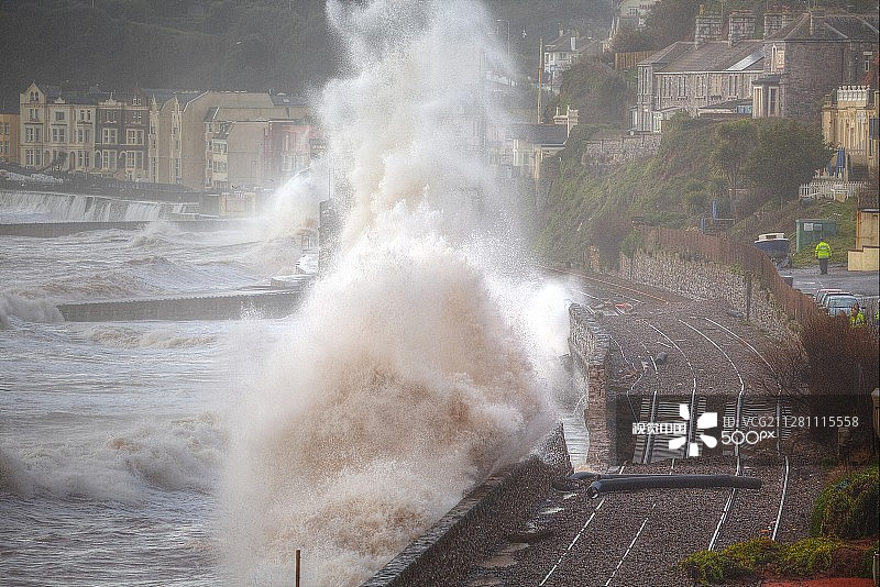 道利什铁路损坏图片素材