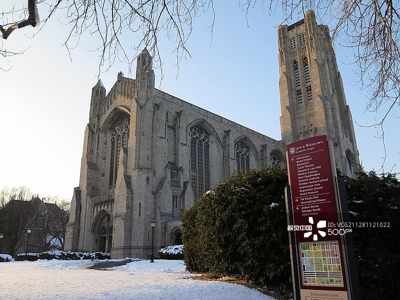 洛克菲勒纪念教堂图片素材