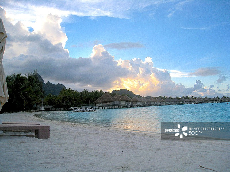 波拉波拉岛风光图片素材