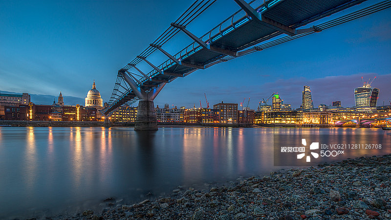 千禧桥图片素材