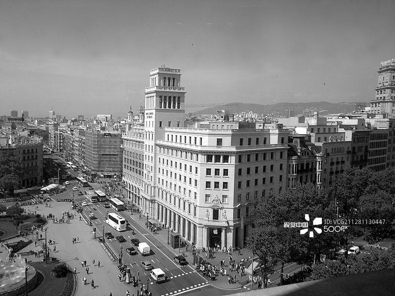 巴塞罗那购物中心餐厅图片素材
