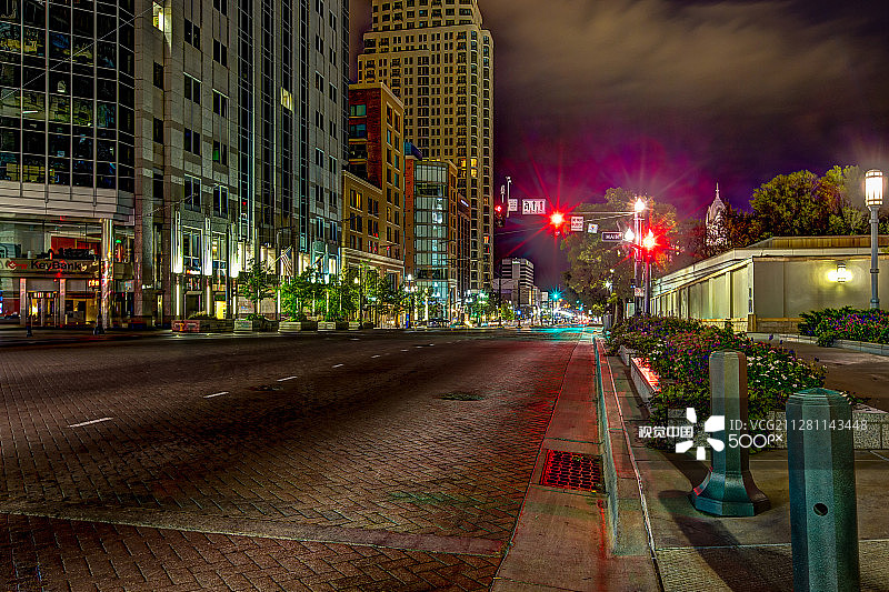 盐湖城街景HDR图片素材