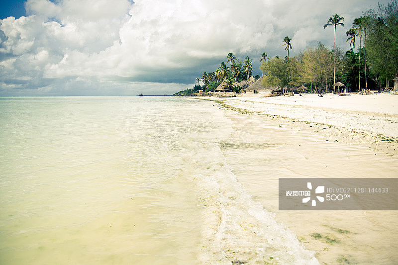 热带海滩天堂图片素材