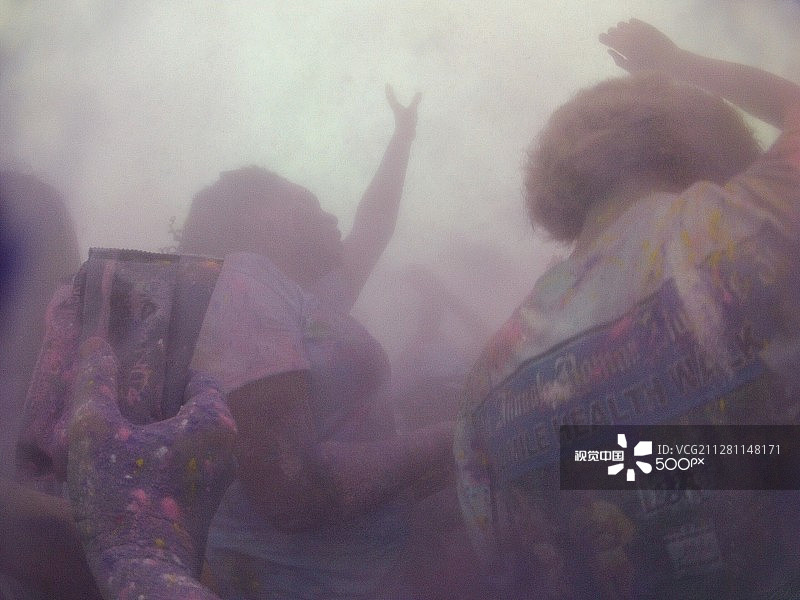 亚特兰大彩色跑活动2014（3）图片素材