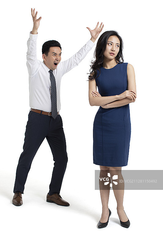 领导向下属发火图片素材