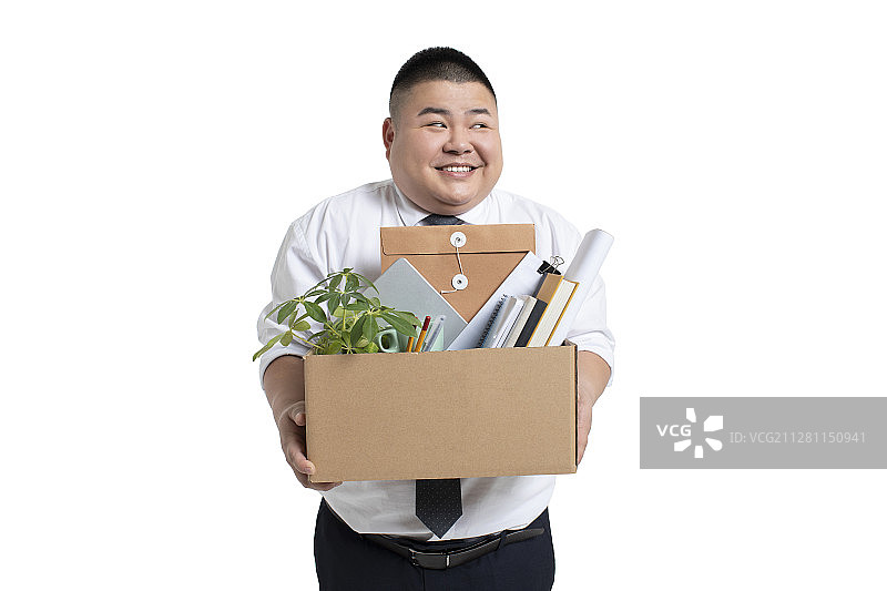 年轻商务男士新入职图片素材