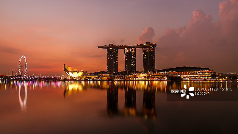 新加坡滨海湾图片素材