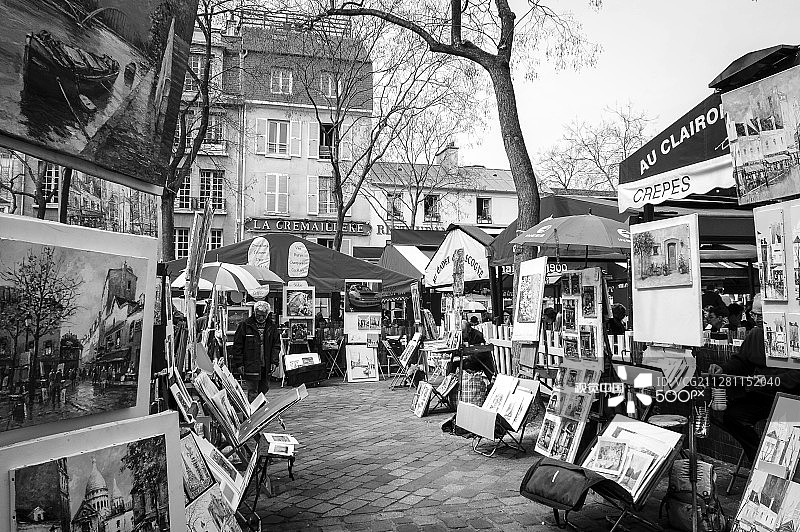 蒙马特图片素材