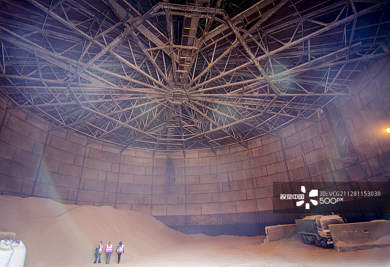 苏格兰筒仓内部景象图片素材