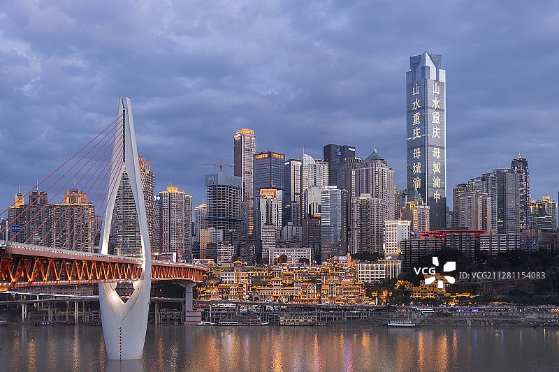 重庆城市风光洪崖洞景观图片素材