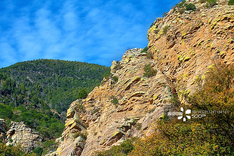 拉姆齐峡谷悬崖图片素材