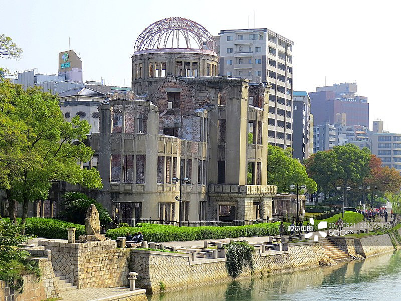 广岛原子弹爆炸圆顶屋图片素材